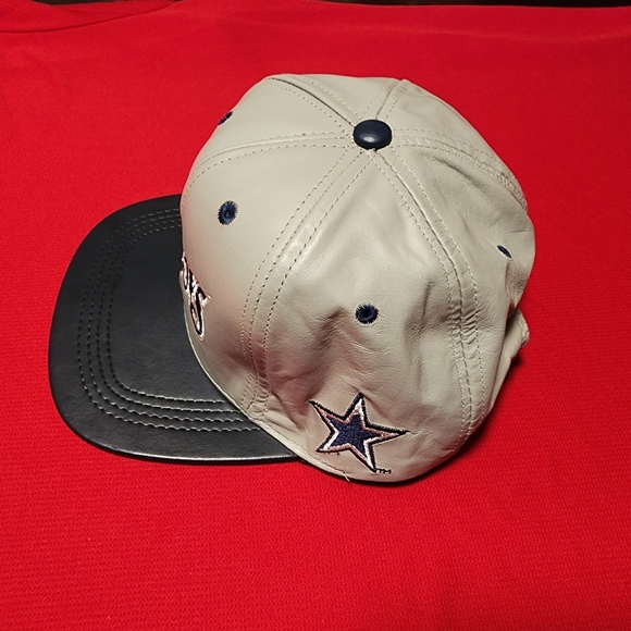 Vintage Dallas Cowboys Leather Hat - Picture 4 of 9